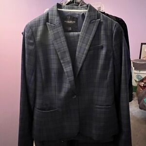 Banana Republic Watch Plaid Blazer
